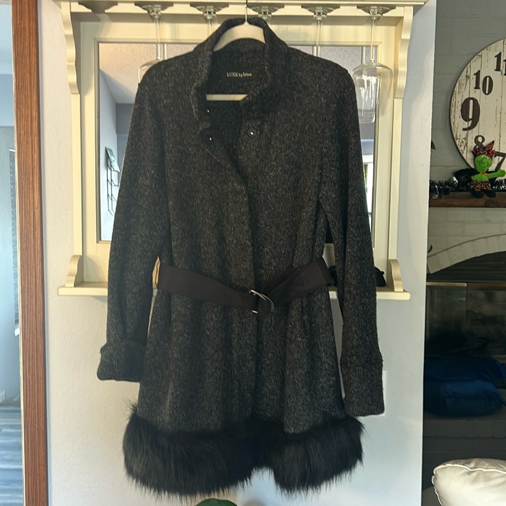 Luxe by Irina Sweater Coat